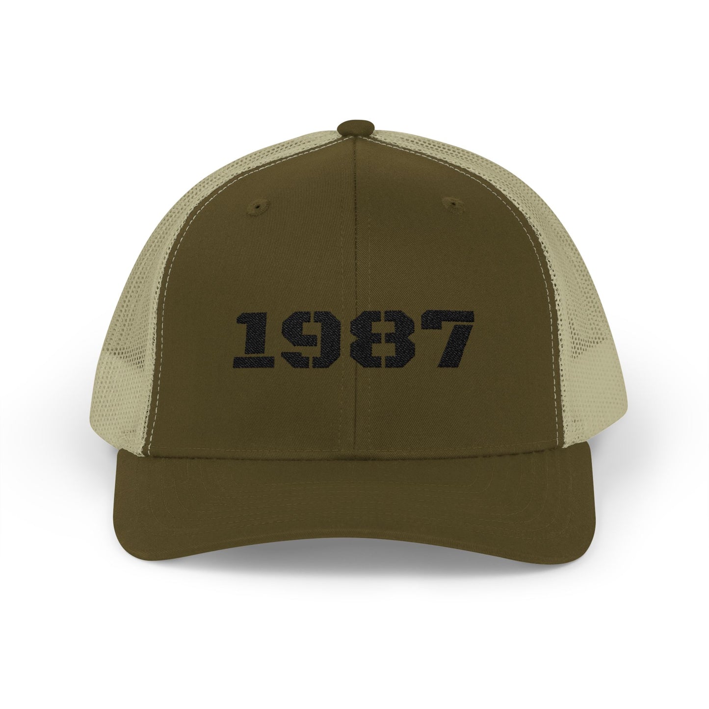 Vintage 1987 Snapback Trucker Cap | Retro Cap for Men & Women | Perfect Gift for Birthdays, Anniversaries, Casual Wear - TRV