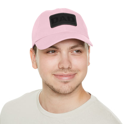 Stylish Dad Hat with Leather Patch | Perfect Gift for Fathers Day, Casual Wear, Dad's Birthday, Outdoor Activities
