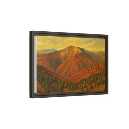 Autumn Landscape Wall Art, Cozy Home Decor, Nature Print, Framed Canvas, Fall Decorations, Gift Idea for Art Lovers - TRV