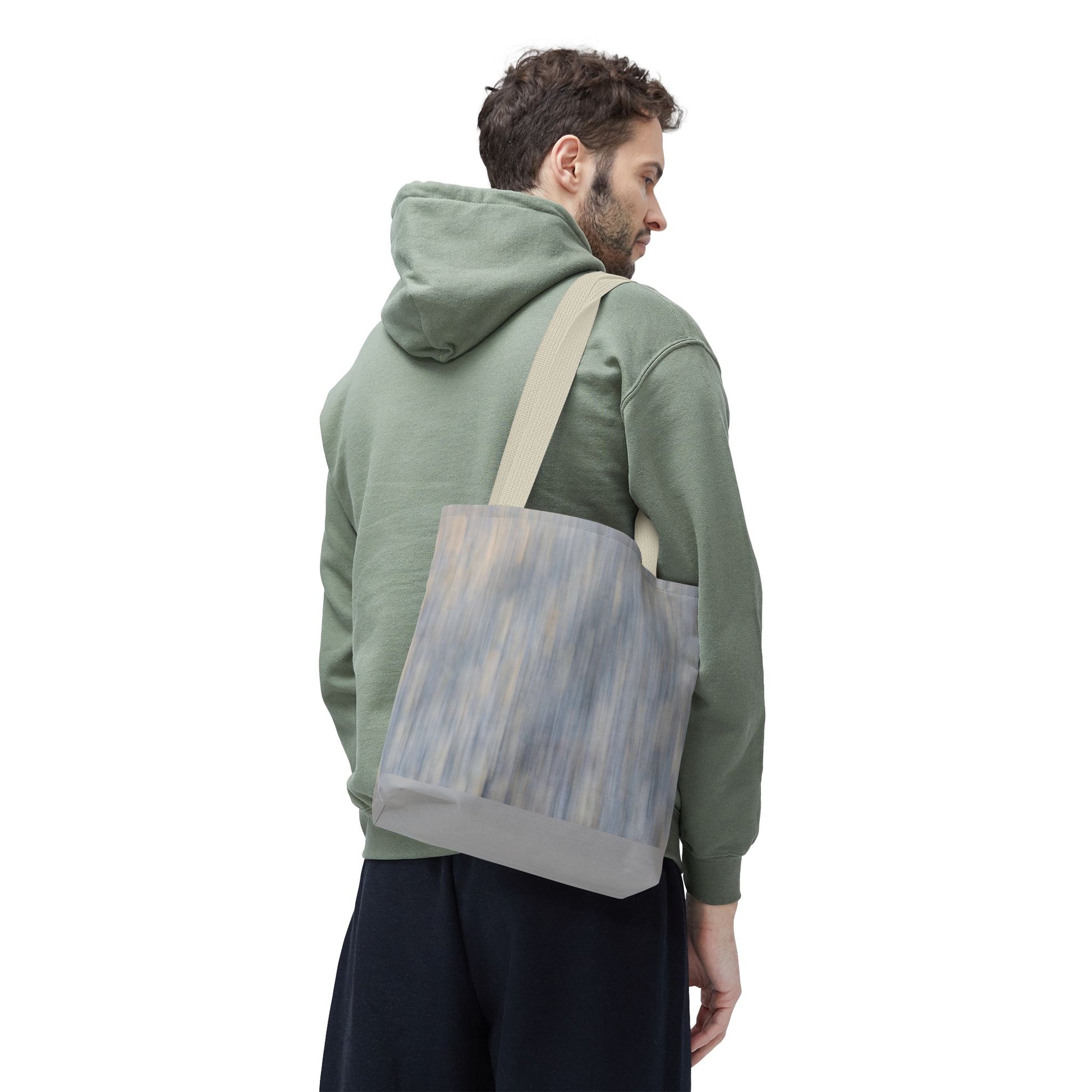 Abstract Textured Tote Bag - Stylish and Versatile for Everyday Use - TRV