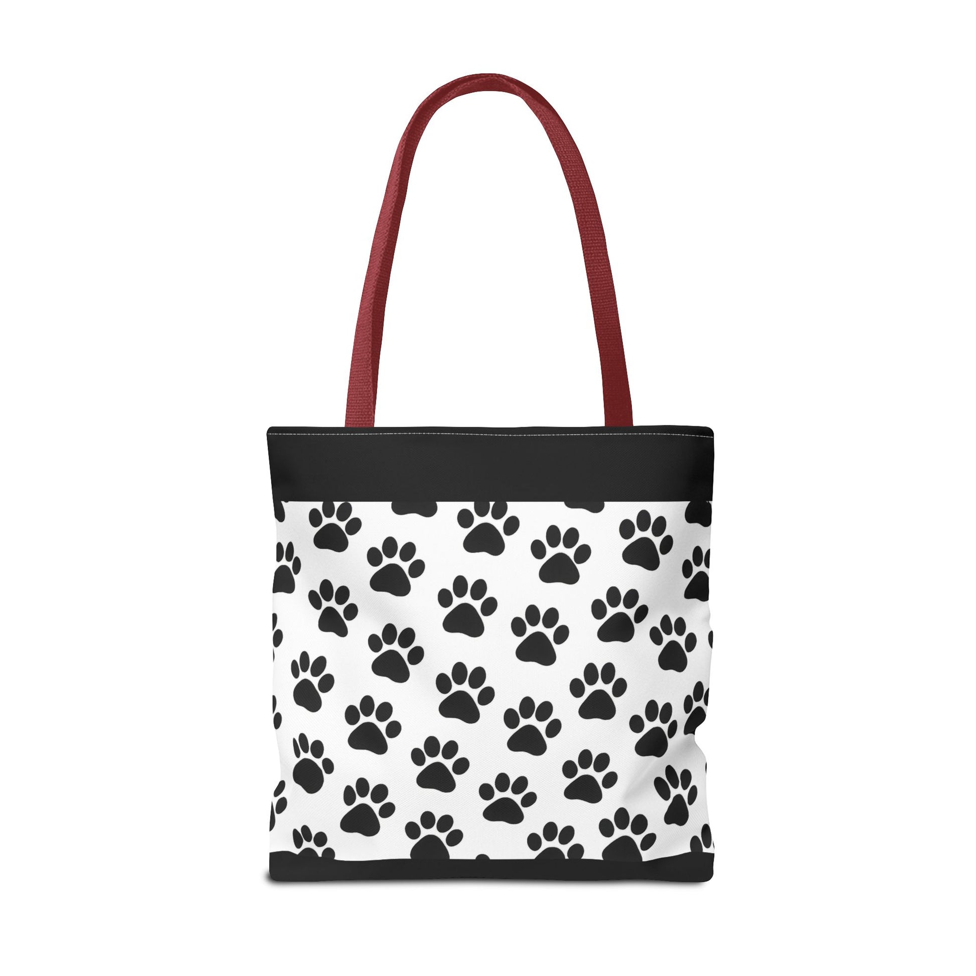 Paw Print Tote Bag, Dog Lover Gift, Shopping Tote, Eco-Friendly Bag, Pet Accessory, Animal Print Carryall - TRV