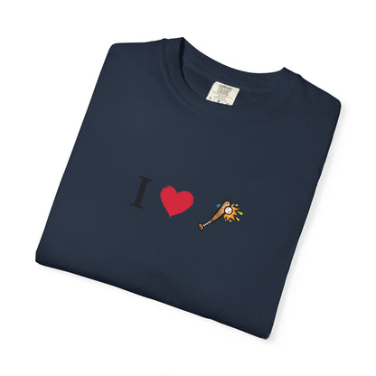 I Love Baseball  Unisex Tee, Gift for Couples, Cute Matching T-Shirts, Casual Everyday Wear, Anniversary Present, Love Shirt - TRV