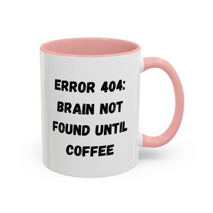 Error 404 Coffee Mug - Perfect for Your Daily Brew, Gift for Programmers, Humor for Coffee Lovers, Office Desk Decor, Nerdy Kitchenware