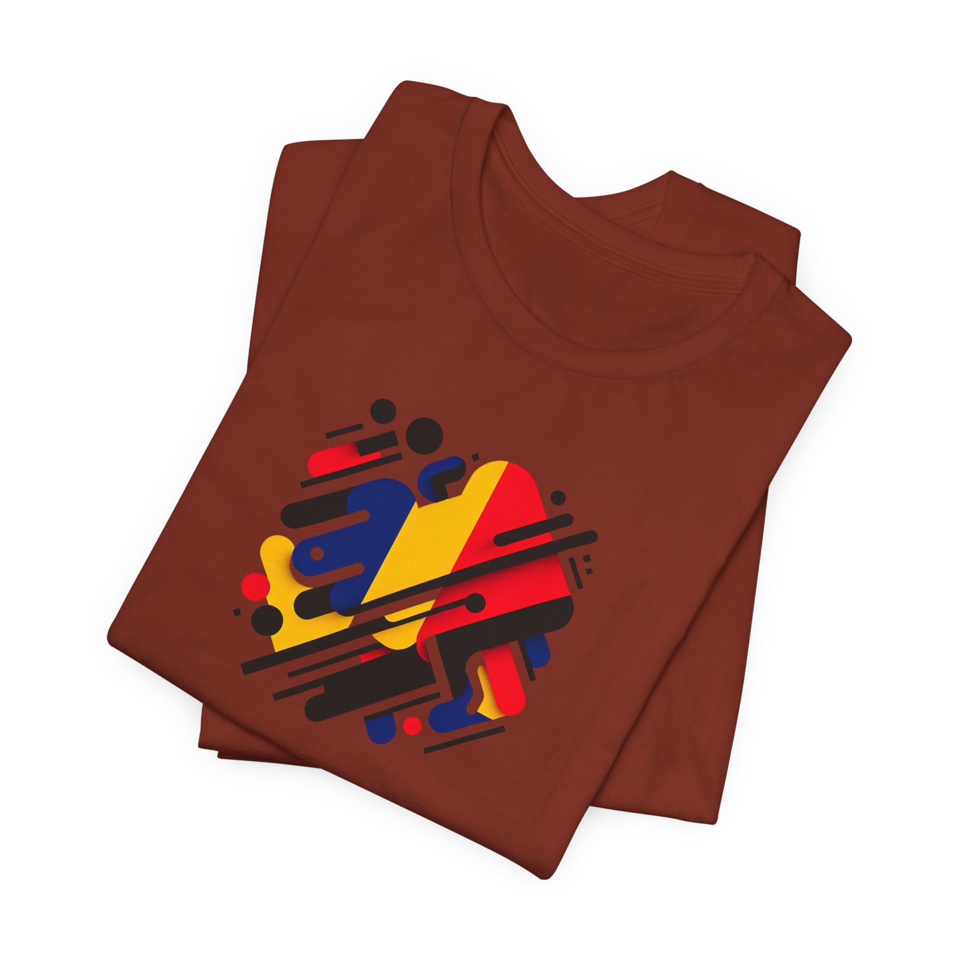 Artistic Heart Unisex Jersey Tee - Vibrant Graphic Tee, Casual Wear, Gift for Art Lovers, Birthday Surprise, Everyday Comfort - TRV