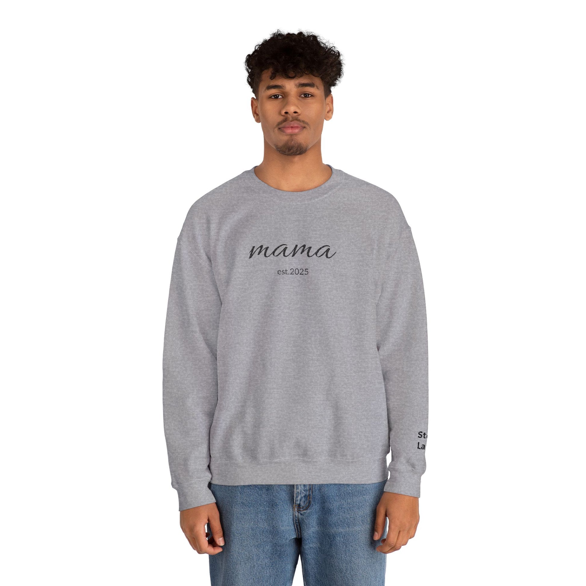 mama sweatshirt | simple script mom pullover - TRV