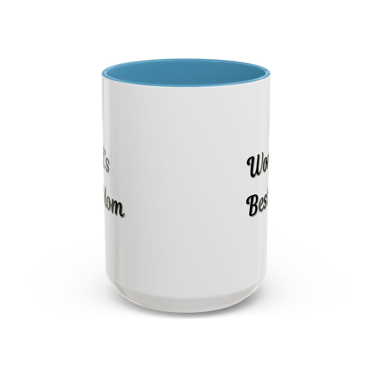 World's Best Mom Accent Coffee Mug - 11oz & 15oz - Perfect Gift for Mother's Day