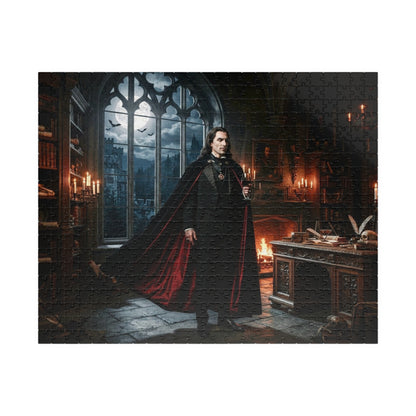 Gothic Vampire Castle Puzzle — Dark Fantasy Jigsaw (110/252/520/1014 pcs)