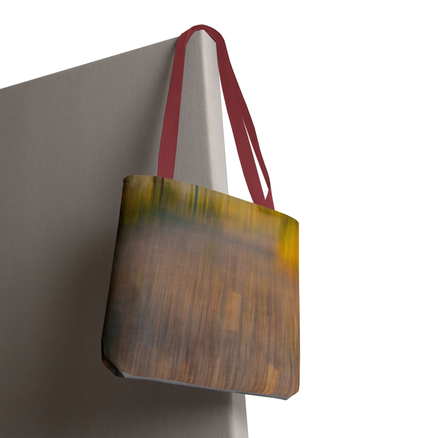 Abstract Art Tote Bag - Stylish and Eco-Friendly Diagonal Stripes for Everyday Use - TRV