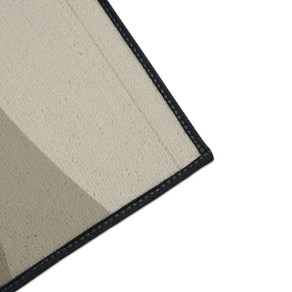 Neutral Abstract Swirls Heavy Duty Floor Mat | Modern Entryway Rug