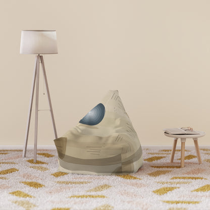 Desert Sand Abstract Pattern Bean Bag Chair Cover | Neutral Boho Living Room - TRV