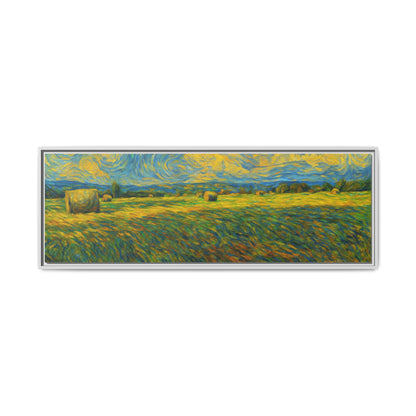 Landscape Matte Canvas, Framed (Multi-color) - TRV