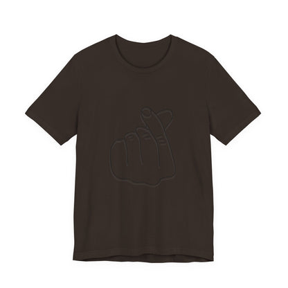 Minimalist Hand Sign Unisex Tee | Casual Everyday Wear | Perfect for Gift Givers