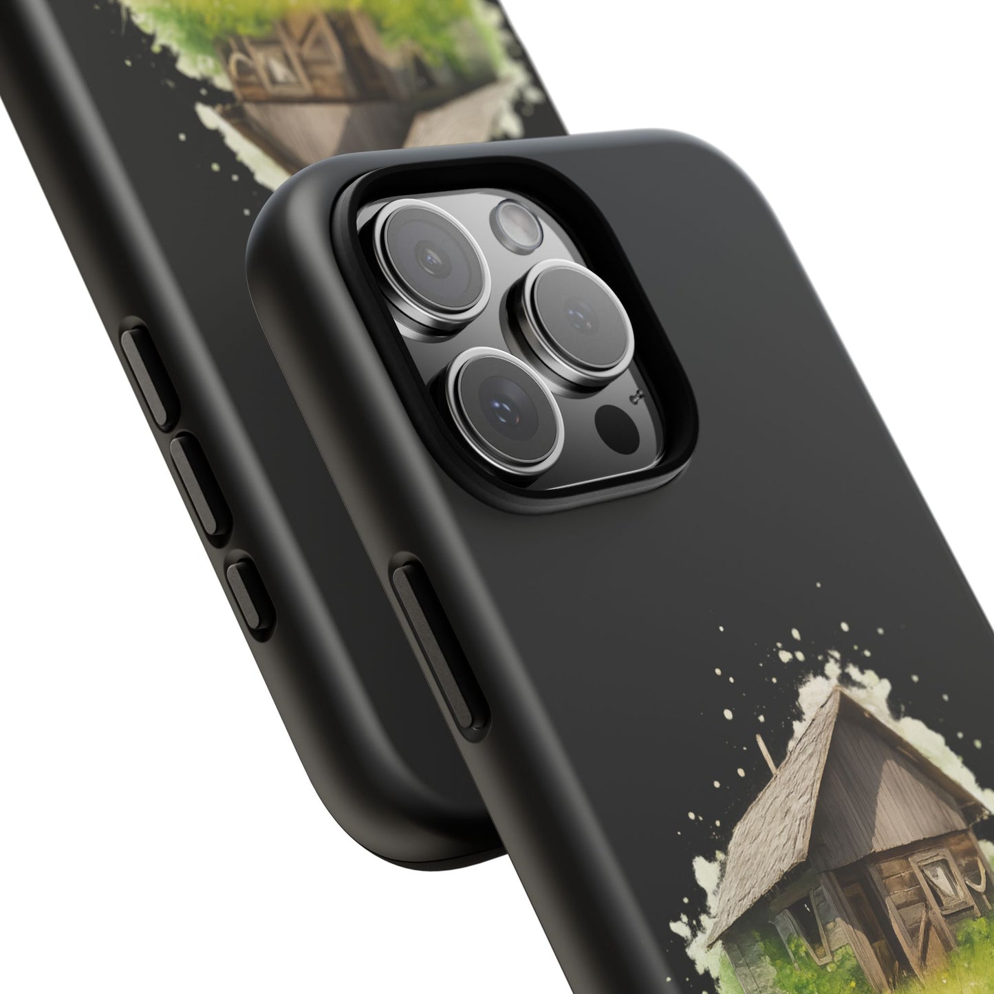 Rustic Farmhouse Phone Case, Cute Cottage Design, Tough Cases for Nature Lovers, Eco-Friendly Gift, Customizable Tech Accessories - TRV