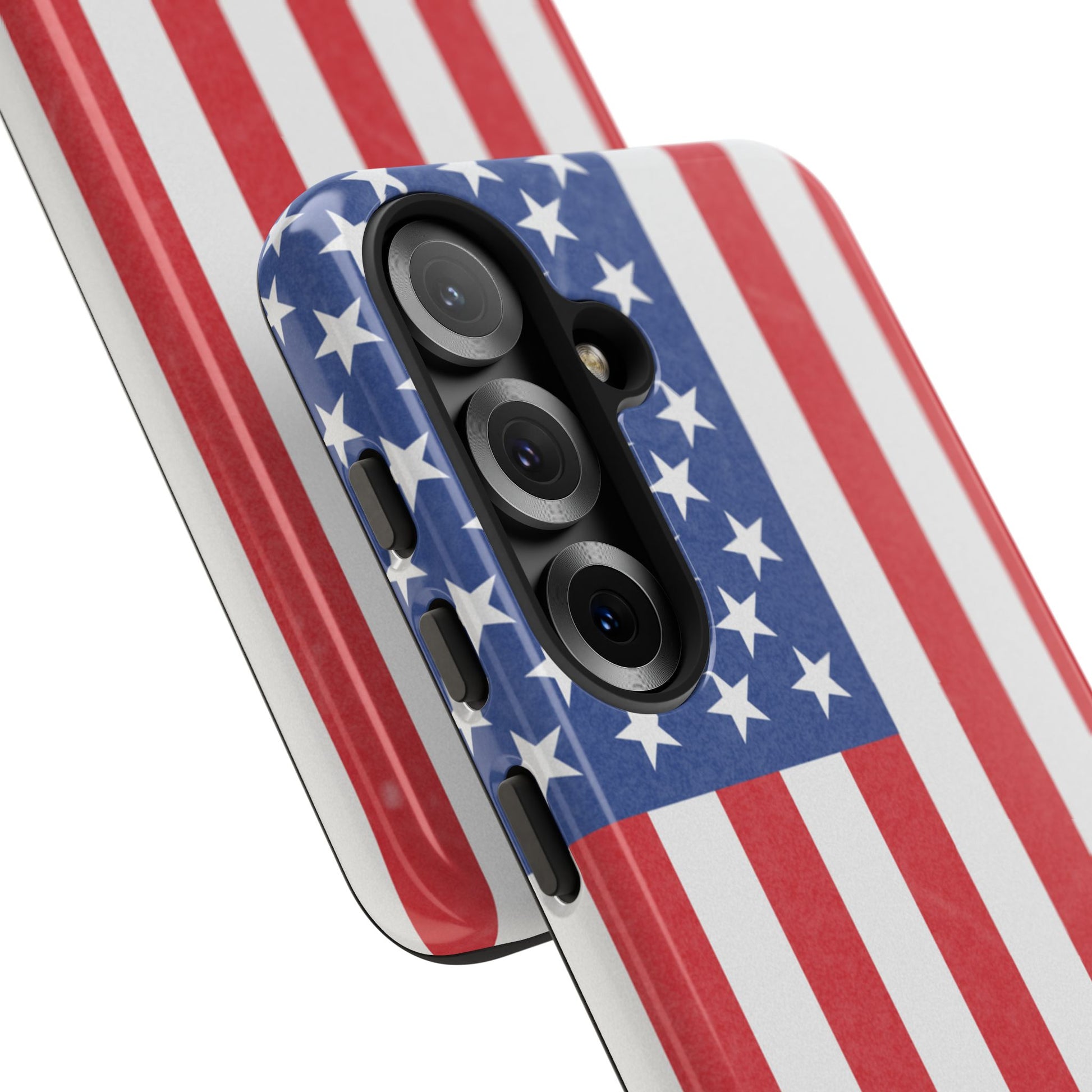 American Flag Phone Case - Patriotic Cell Cover, Tough Cases, USA Pride, Independence Day Gift, Veteran's Day, Phone Protection - TRV