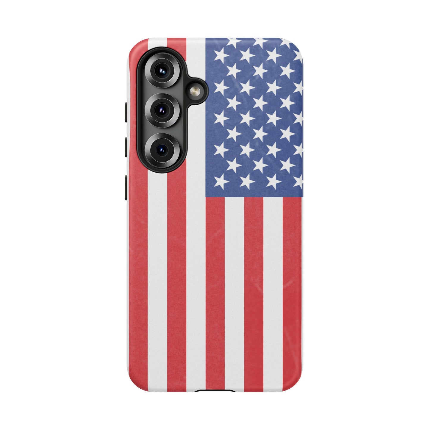 Patriotic Phone Case - Tough Cases for Veterans, USA Lovers, Independence Day, Memorial Day, Flag Design - TRV