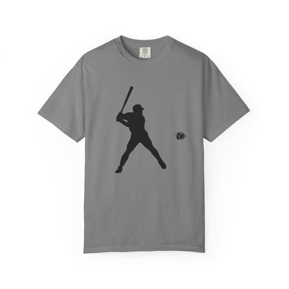 Unisex Baseball Silhouette Tee, Casual Wear, Sports Fan Apparel, Gift for Athletes, Summer Outing Outfit, Soft Cotton Shirt