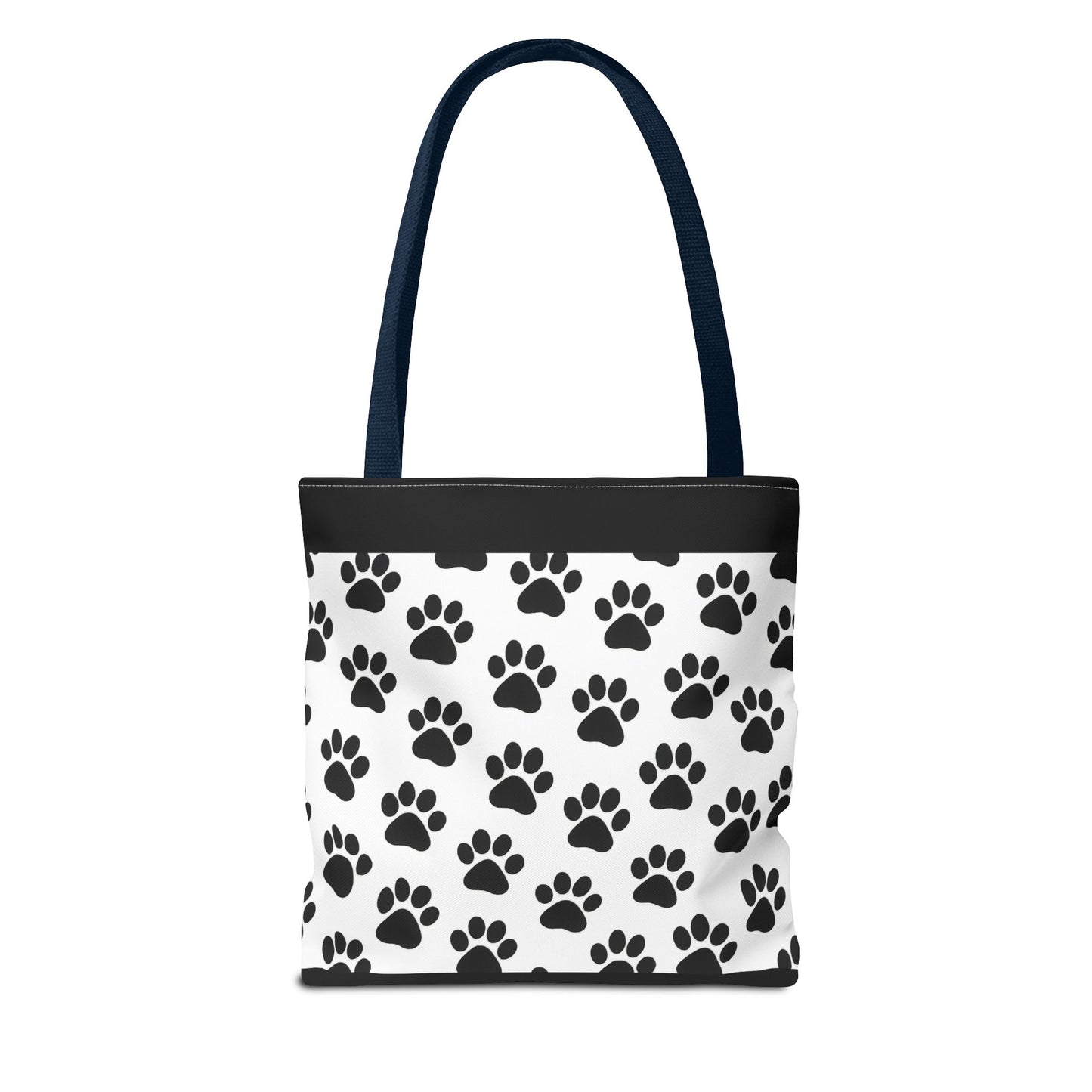 Paw Print Tote Bag, Dog Lover Gift, Shopping Tote, Eco-Friendly Bag, Pet Accessory, Animal Print Carryall - TRV