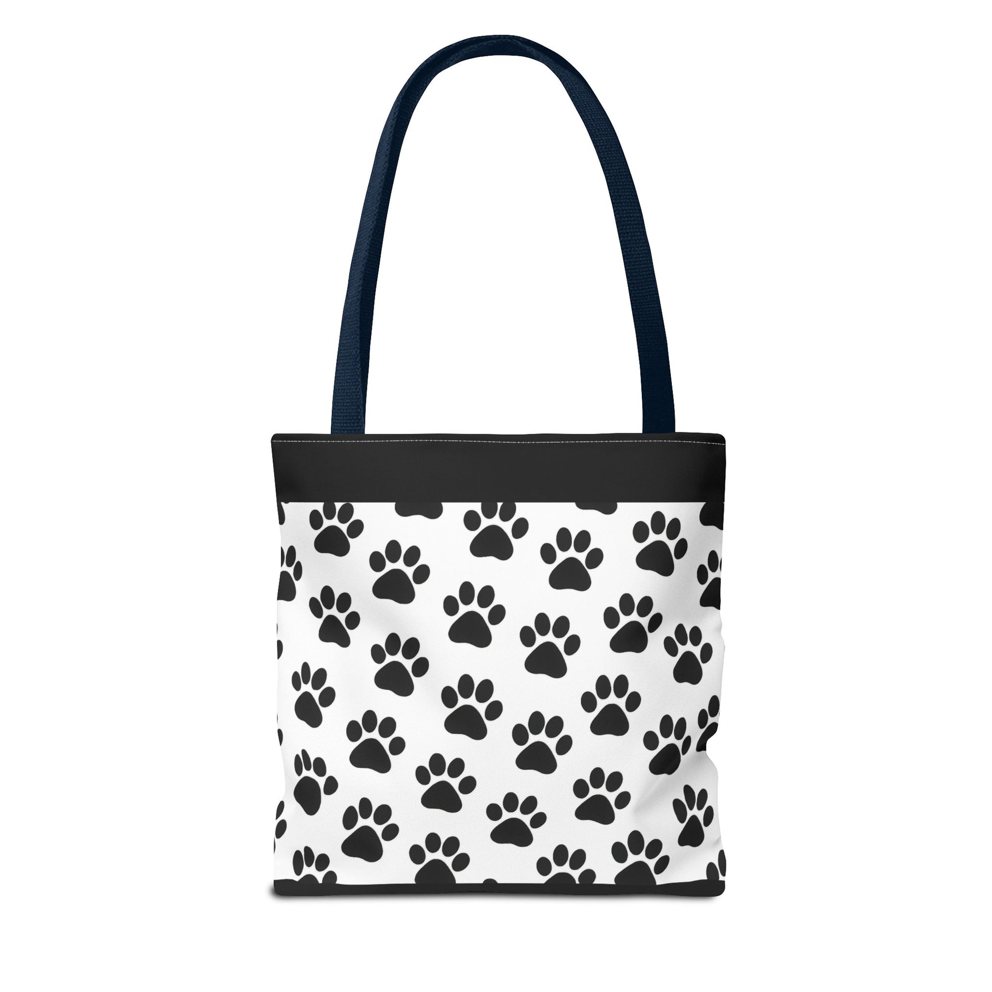 Paw Print Tote Bag, Dog Lover Gift, Shopping Tote, Eco-Friendly Bag, Pet Accessory, Animal Print Carryall - TRV