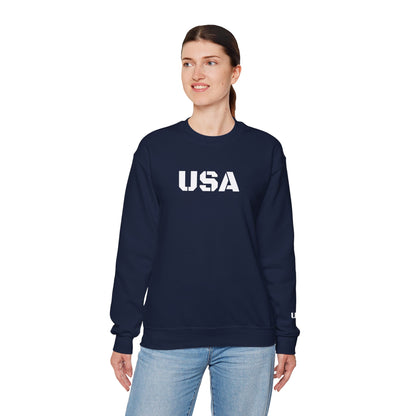 Cozy USA Unisex Crewneck Sweatshirt | Perfect Layering Piece for Every Season | Great Gift for Him/Her | Trendy Style for Casual Outings