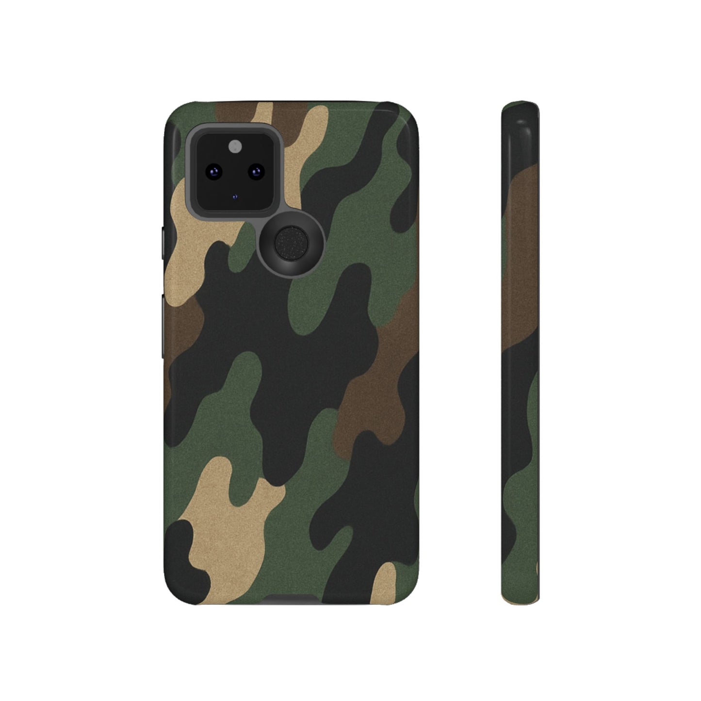 Camouflage Phone Case, Tough Phone Cover, Military Style Accessory, Protective Case for Men, Gifts for Soldiers - TRV
