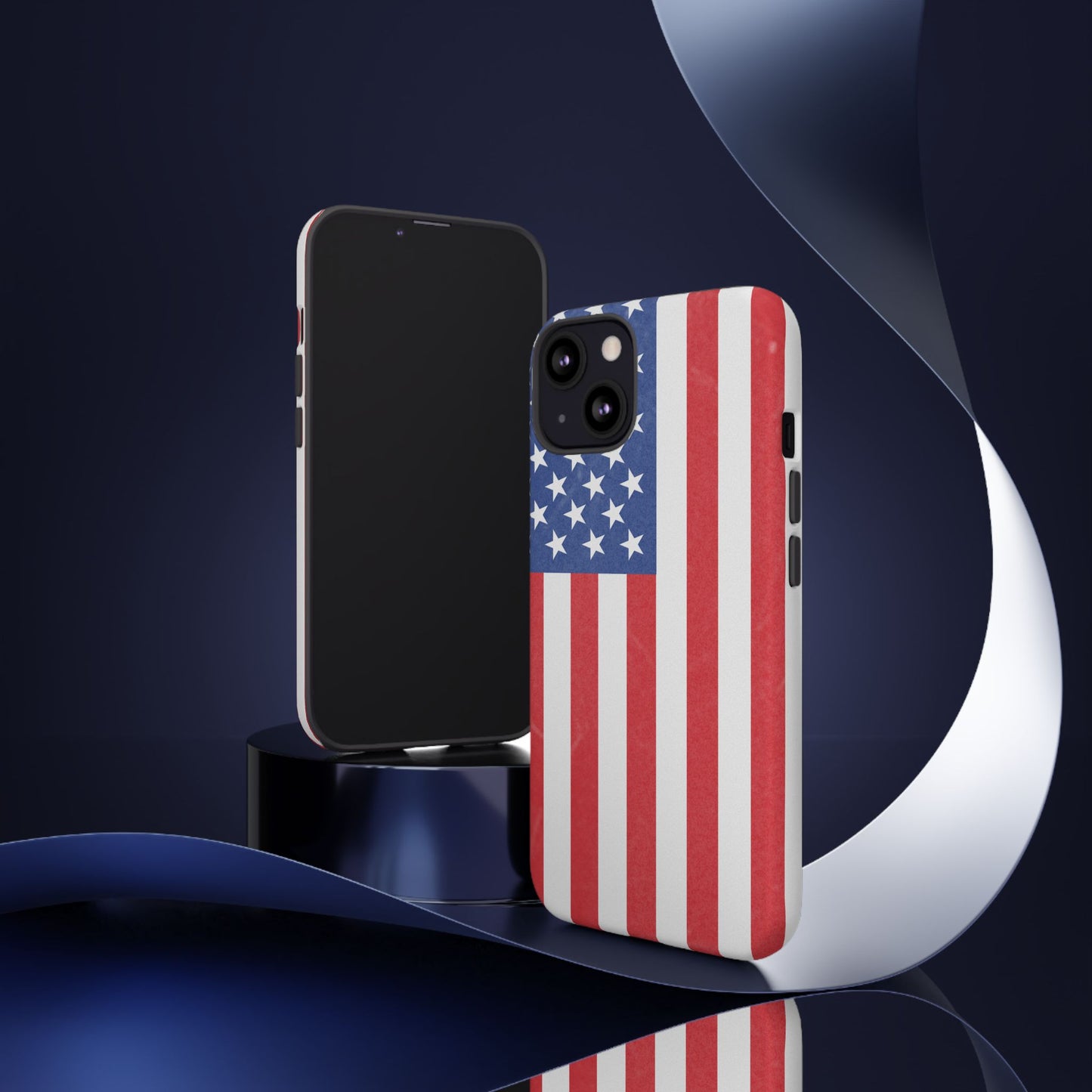 American Flag Phone Case - Patriotic Cell Cover, Tough Cases, USA Pride, Independence Day Gift, Veteran's Day, Phone Protection - TRV