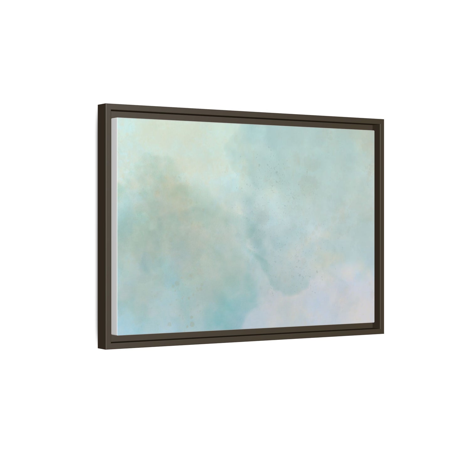 Soft Abstract Pastel Watercolor Matte Canvas