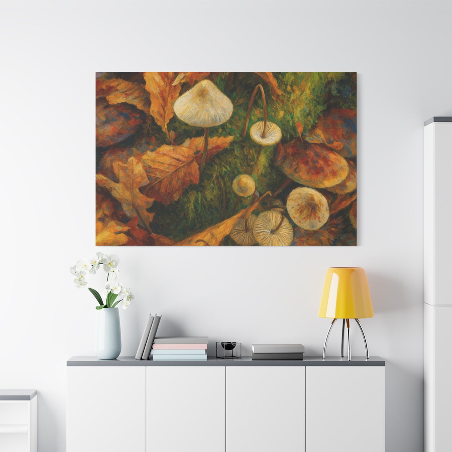 Autumn Mushrooms Canvas - TRV