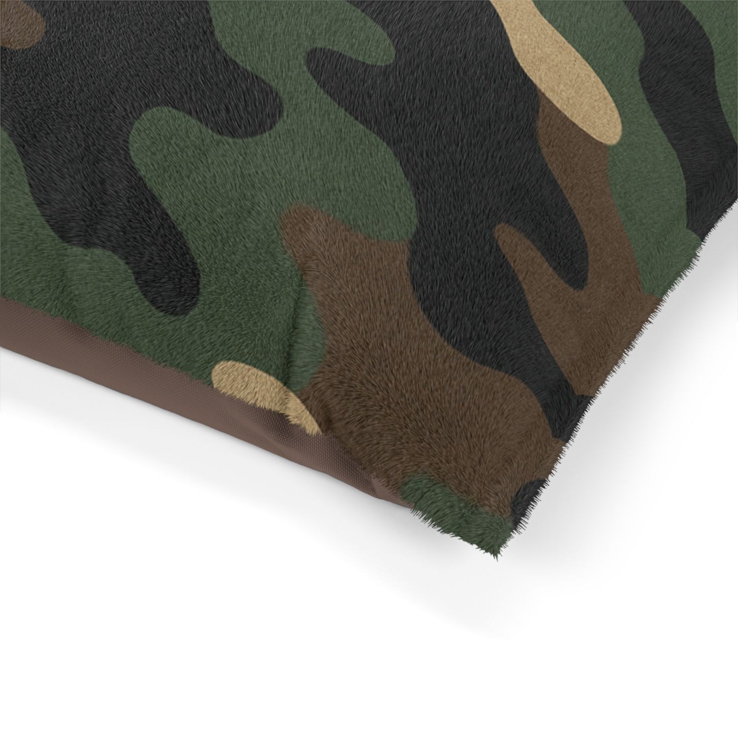 Camouflage Pet Bed — Plush Camo Dog & Cat Cushion