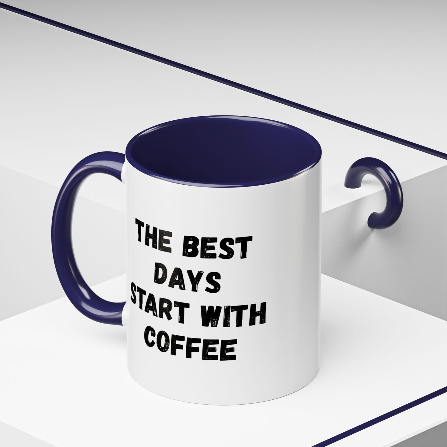 Inspirational Coffee Mug - The Best Days Start With Coffee - Gift for Coffee Lovers, Office Decor, Kitchenware, Birthday Gift, Motivational