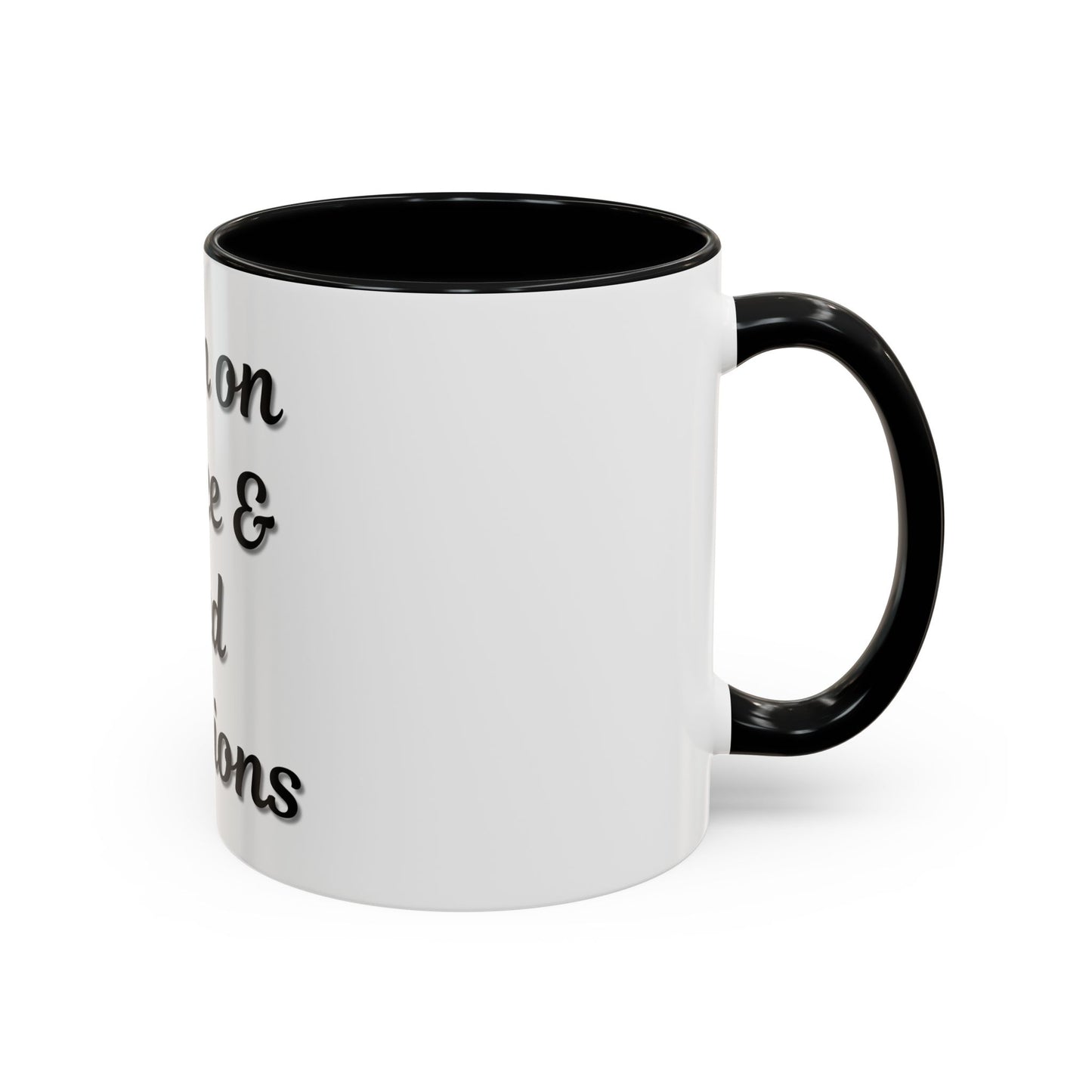 Funny Coffee Mug - "I Run on Coffee & Bad Decisions" - Perfect Gift for Coffee Lovers - TRV