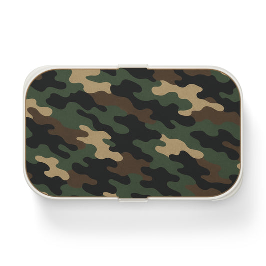 Camouflage Bento Lunch Box - Stylish Meal Prep Container, Eco-Friendly Food Storage, Perfect for School, Work, and Outdoor Adventures - TRV