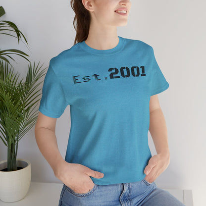 Est. 2001 Unisex Tee - Timeless Casual Wear, Birthday Gift, Nostalgic Fashion, Everyday Comfort, Trendy Streetwear