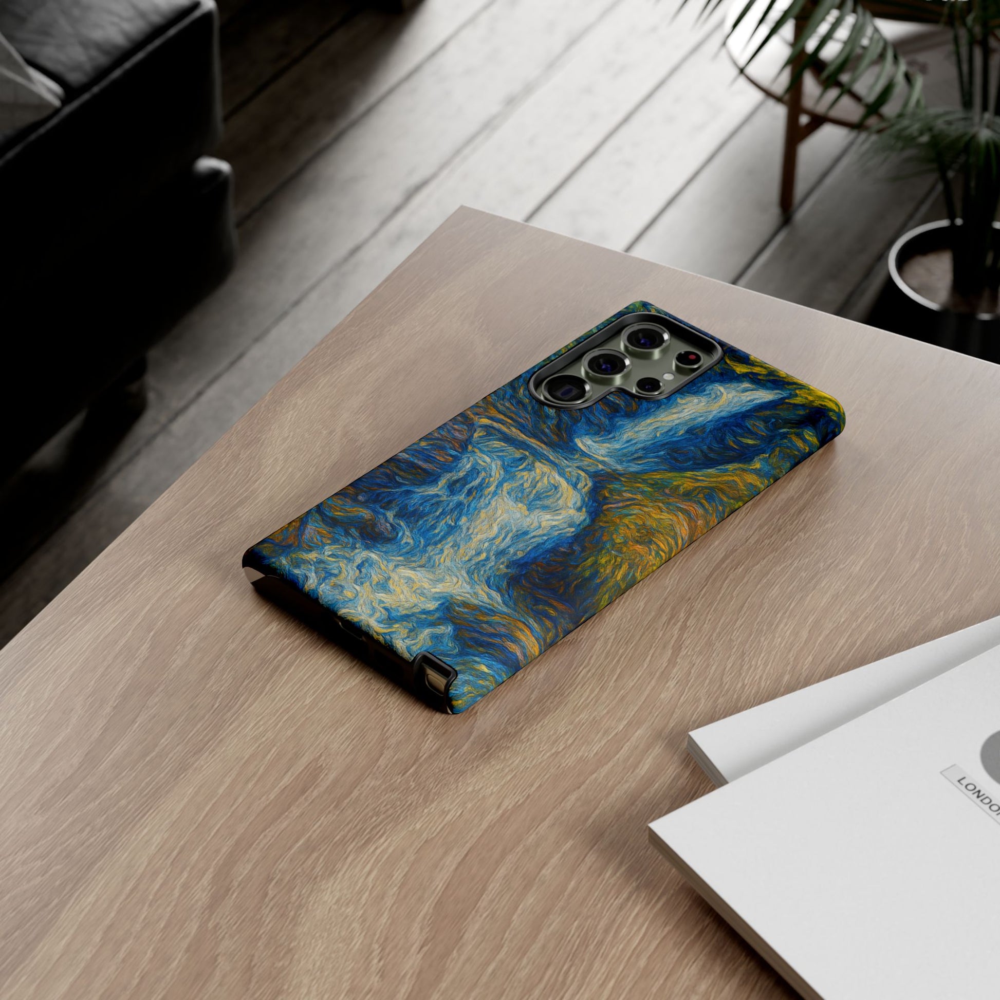 Artistic Phone Case - Waterfall Design, Unique Gift, Phone Accessory, Nature Lover, Original Artwork - TRV