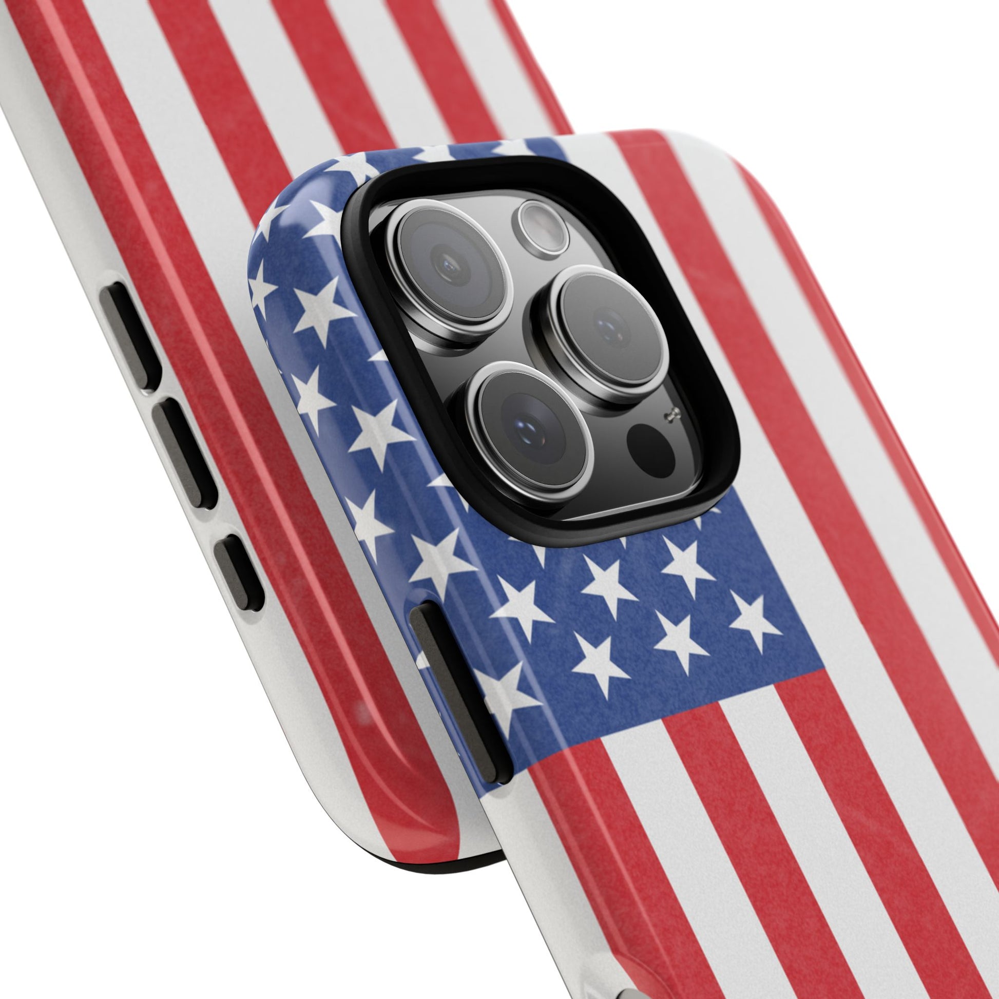 American Flag Phone Case - Patriotic Cell Cover, Tough Cases, USA Pride, Independence Day Gift, Veteran's Day, Phone Protection - TRV