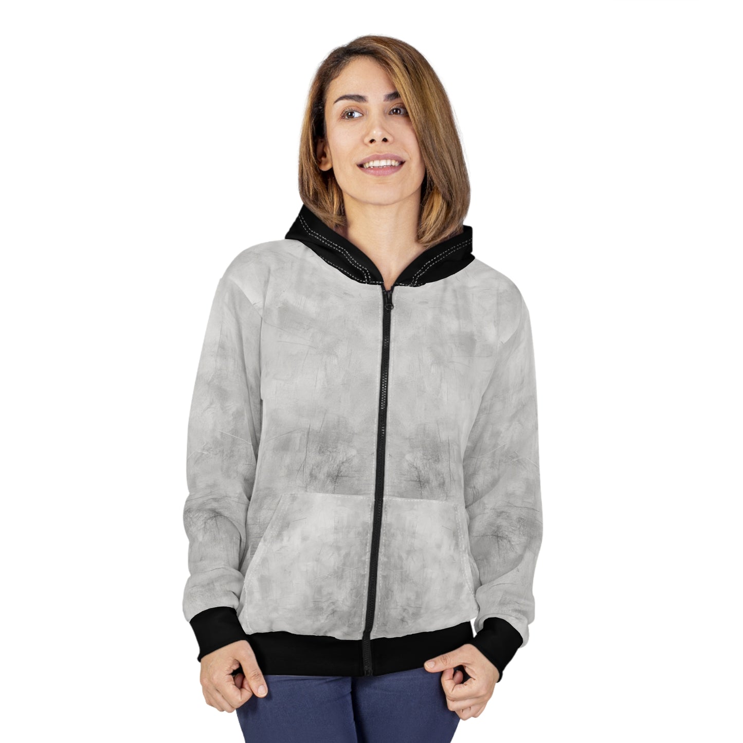 Chic Unisex Zip Hoodie, Versatile Layer for Every Season, Cozy Gift, Streetwear Essential, Perfect for Casual Outings, Trendy Fashion [...]