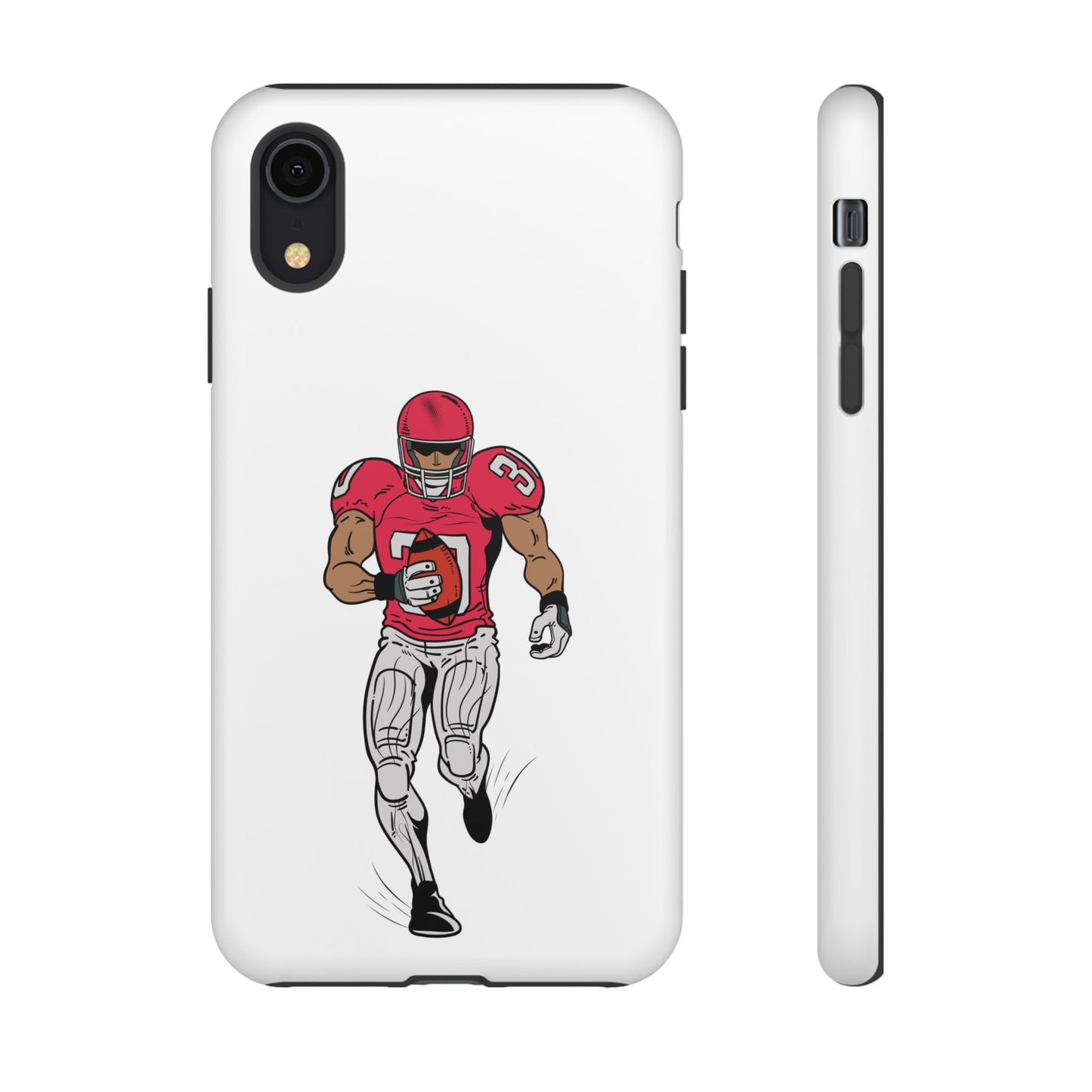 Football Player Tough Case, Sports Phone Cover, Athlete Gift, Tough Phone Case, Fall Sports, Football Lover's Accessory - TRV