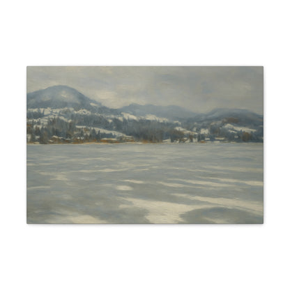 Serene Winter Landscape Canvas - TRV
