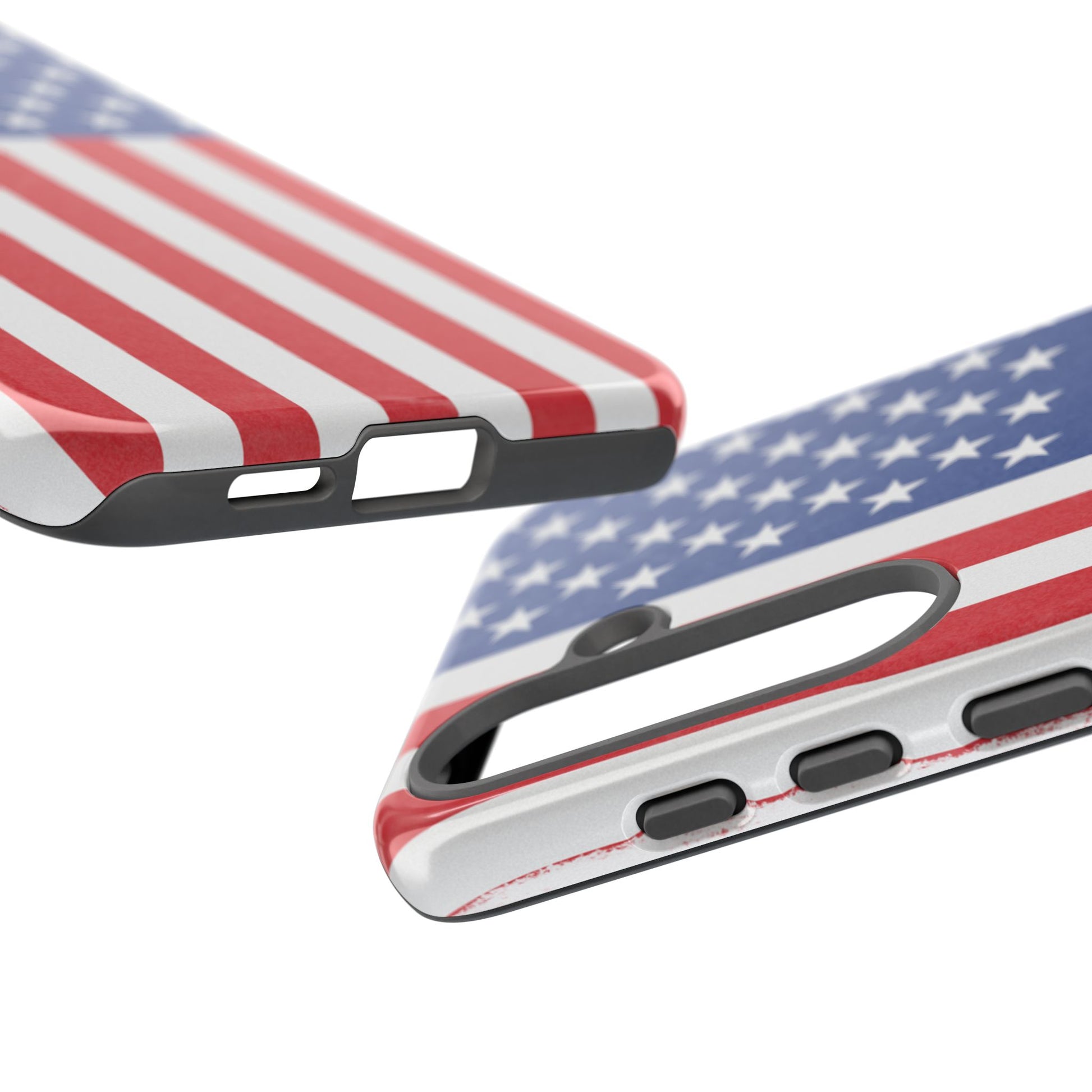 Patriotic Phone Case - Tough Cases for Veterans, USA Lovers, Independence Day, Memorial Day, Flag Design - TRV