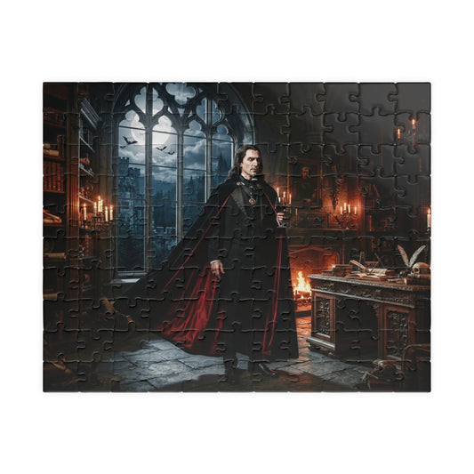 Gothic Vampire Castle Puzzle — Dark Fantasy Jigsaw (110/252/520/1014 pcs)