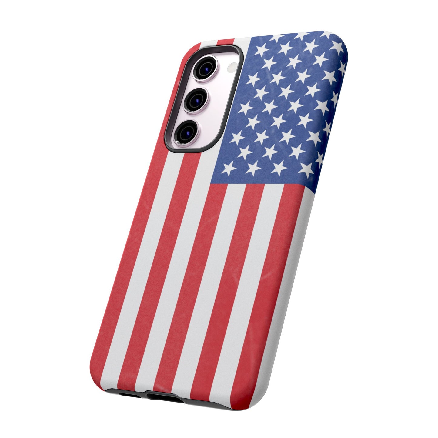 Patriotic Phone Case - Tough Cases for Veterans, USA Lovers, Independence Day, Memorial Day, Flag Design - TRV