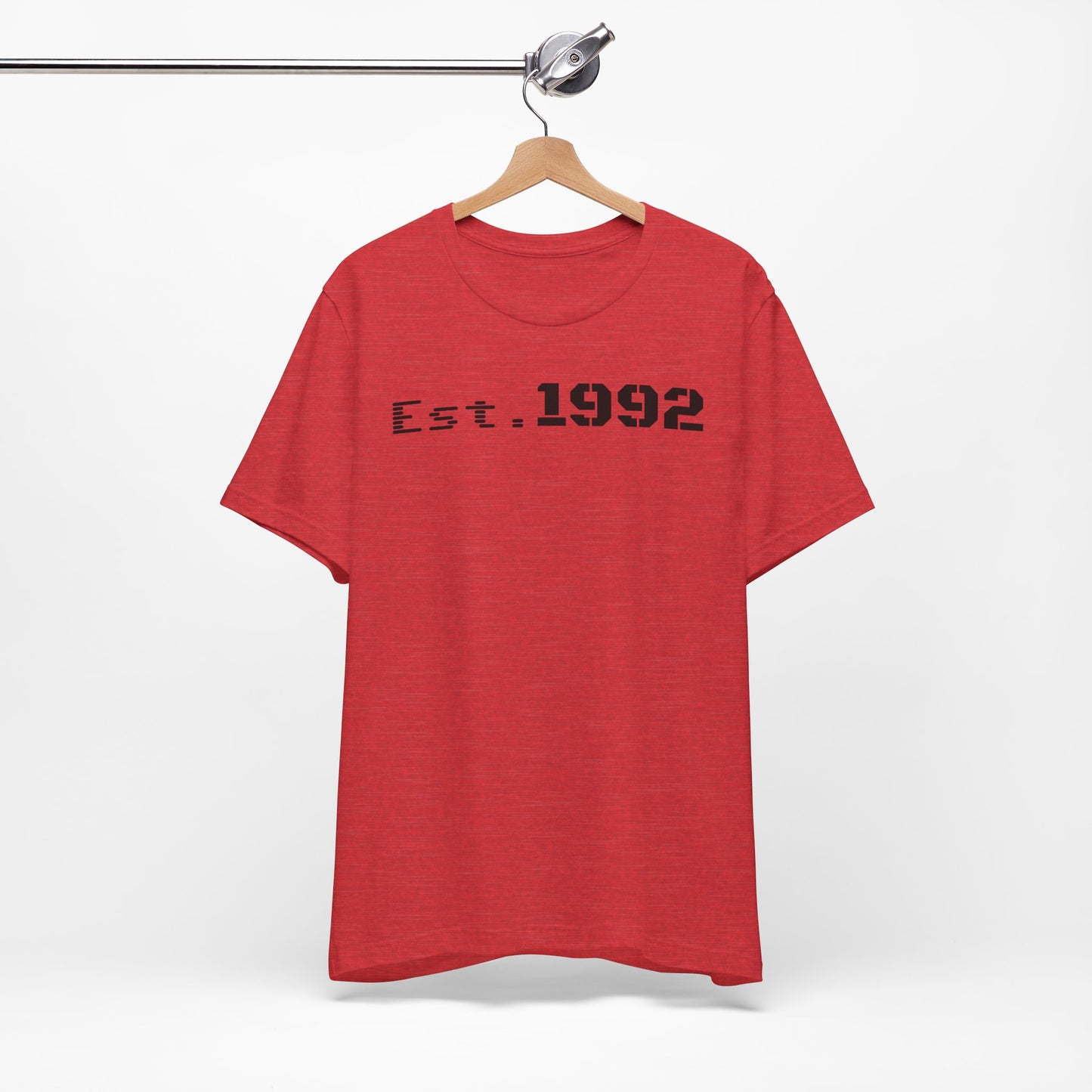 Est. 1992 Unisex Jersey Tee - Retro Birthday Gift, Casual Wear, Cool Vintage T-Shirt, Gift for Him, Gift for Her - TRV