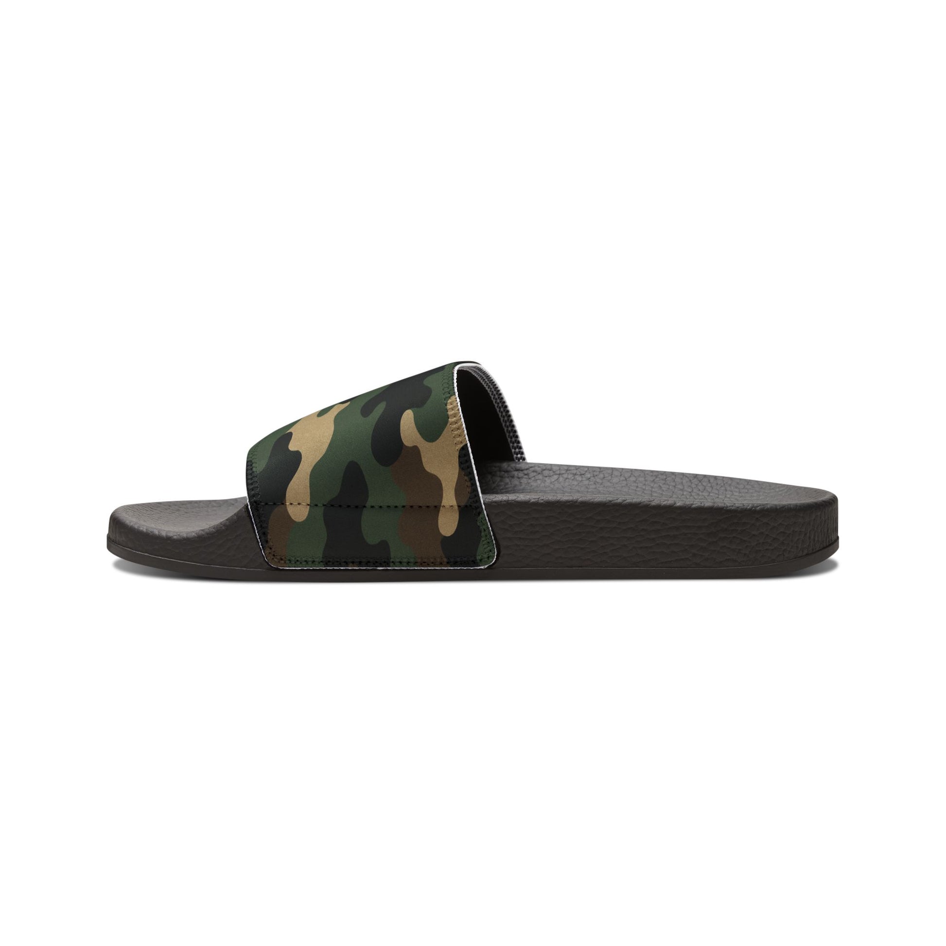 Camouflage Men's Slip-On Sandals | Casual Comfort Footwear for Summer, Beach Days, Outdoor Activities, Gifts for Him, Fashionable Slides - TRV