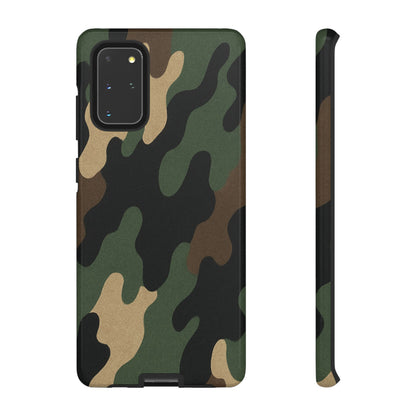 Camouflage Phone Case, Tough Phone Cover, Military Style Accessory, Protective Case for Men, Gifts for Soldiers - TRV