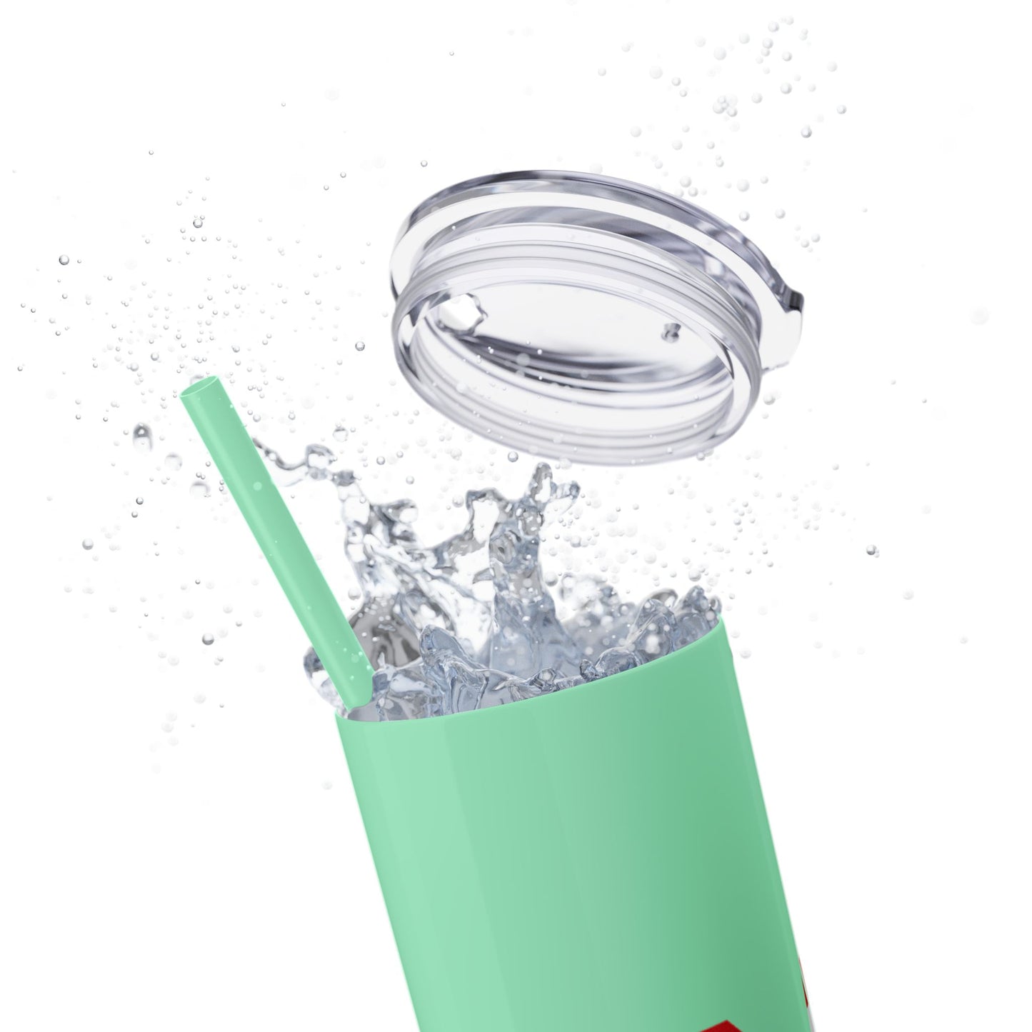 Skinny Tumbler — USA Flag 20oz Straw Tumbler (Patriotic Travel Cup)