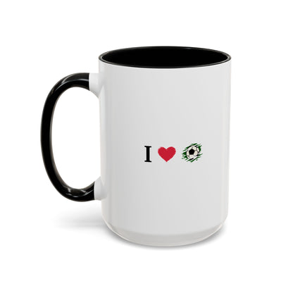 Soccer Love Mug - Accent Coffee Mug (11 & 15oz) | Perfect Gift for Soccer Fans, Sports Gifts, Customized Mugs, Birthday Present, Fan [...] - TRV