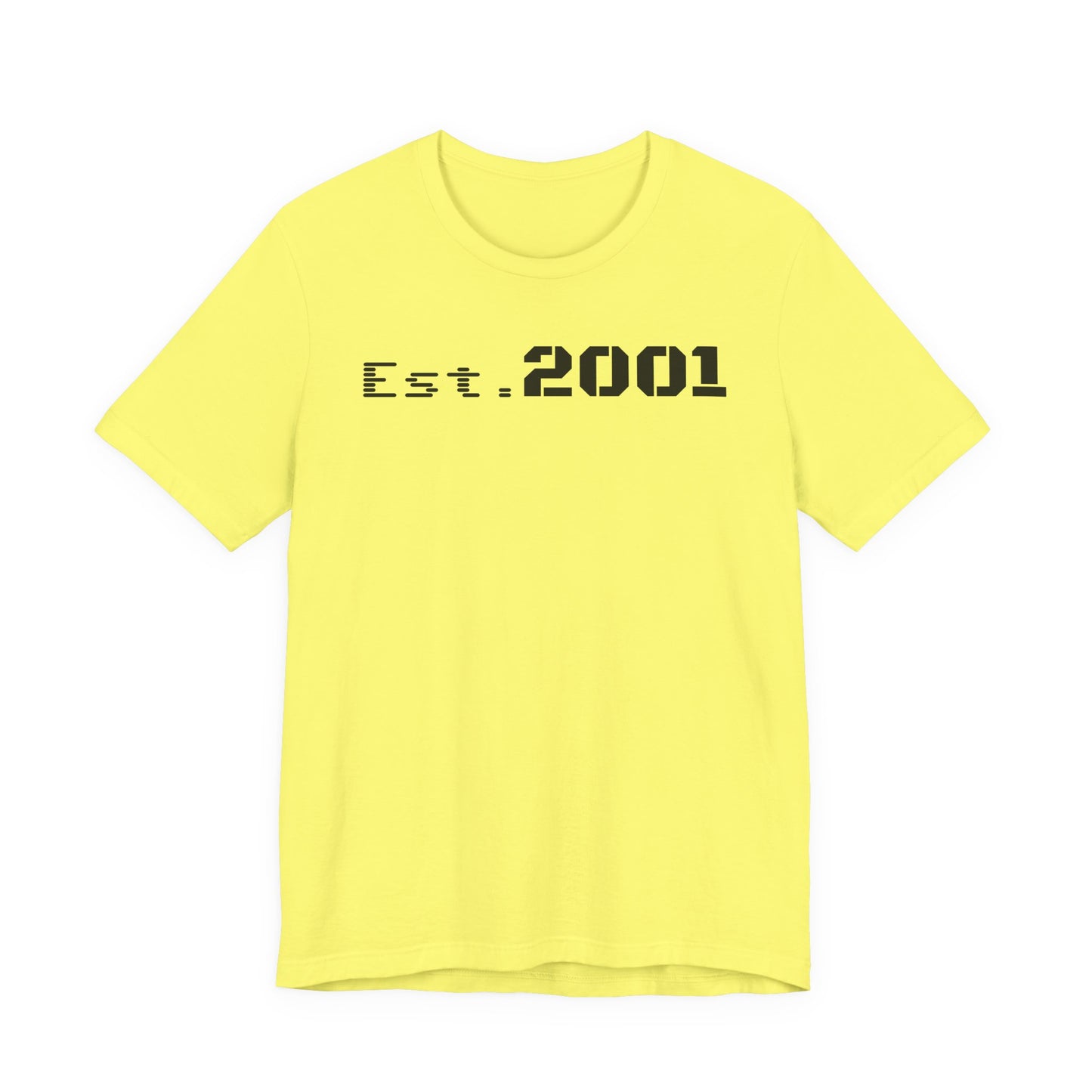 Est. 2001 Unisex Tee - Timeless Casual Wear, Birthday Gift, Nostalgic Fashion, Everyday Comfort, Trendy Streetwear