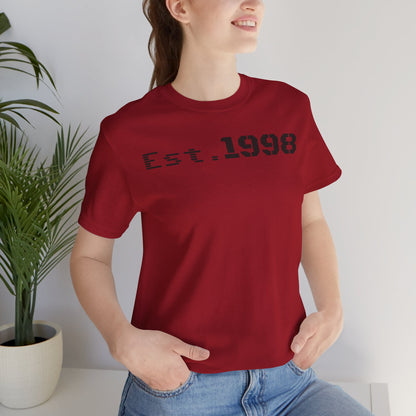 Vintage Est. 1998 Tee - Retro Unisex Shirt for Birthdays, Gifts, Everyday Wear, Casual Style, Nostalgia - TRV