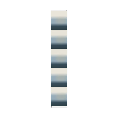 Gradient Ombre Wrapping Paper Roll — Coastal Blue to Cream Gift Wrap