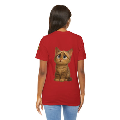 Adorable Cat Graphic Tee, Cute Pet Lover Shirt, Animal Lover Gift, Funny Cat Apparel, Birthday, Christmas, Everyday Use - TRV