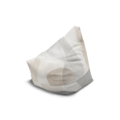Neutral Geometric Pattern Bean Bag